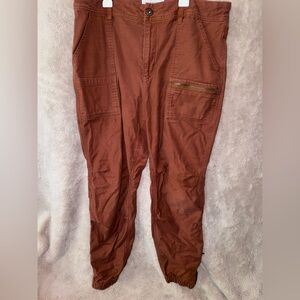WOMENS Dark Orange REI Cargo Pants Size 16